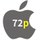Aplicativo 72p para iOS